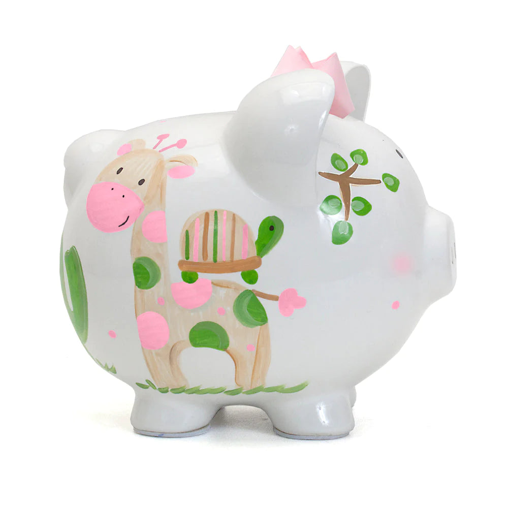 Pink Tropical Punch Piggy Bank