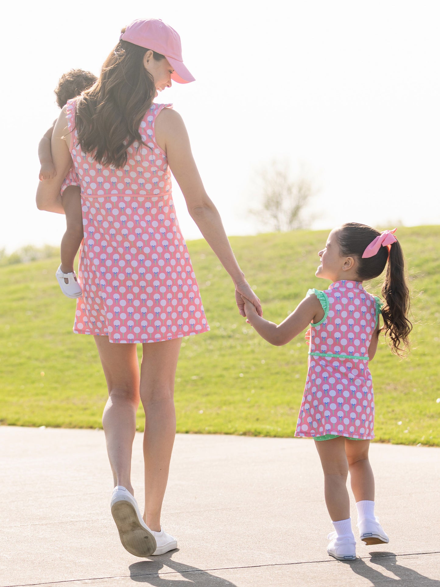 Pink Tee Time Active Dress