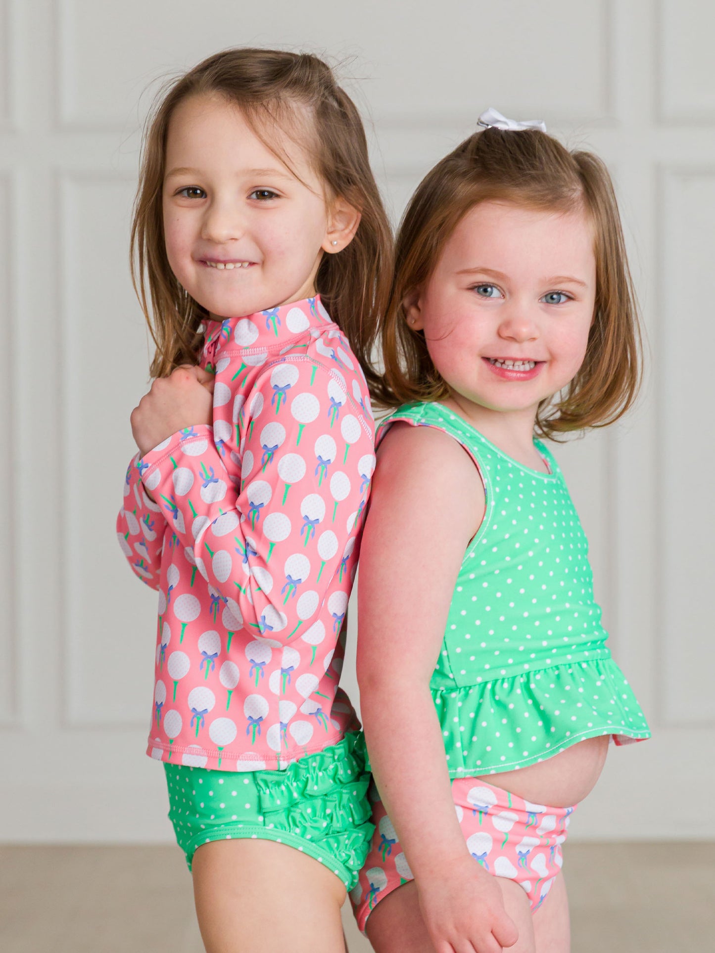 Pink Tee Time 2PC LS