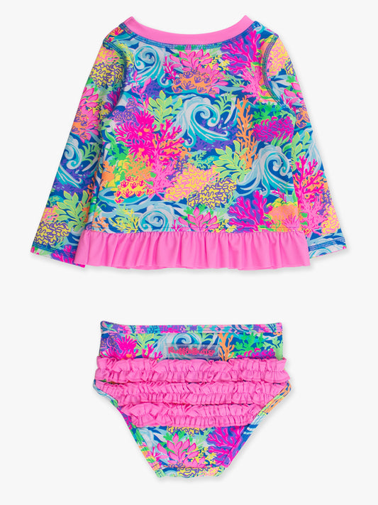 Neon Ocean Coral 2PC