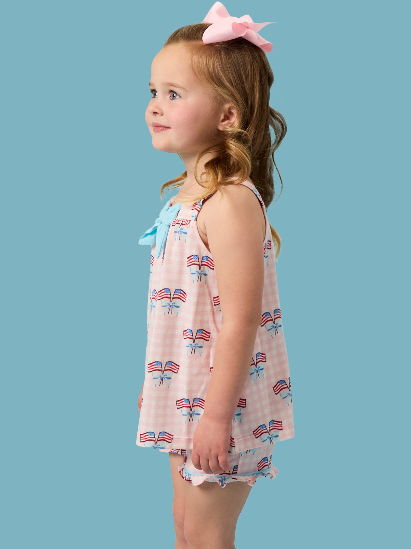 Pink Patriotic PJ Set
