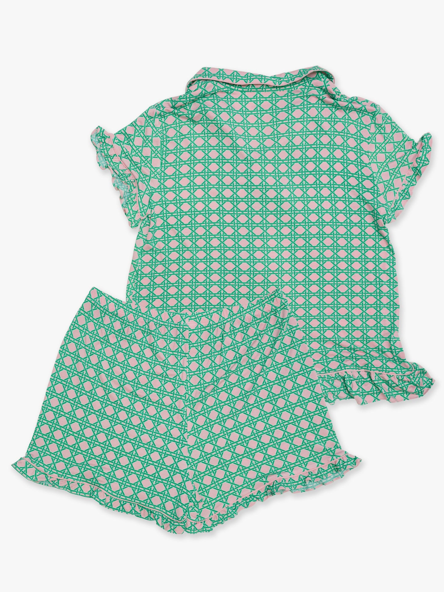 Pink Coastal Cane Women's PJ Set