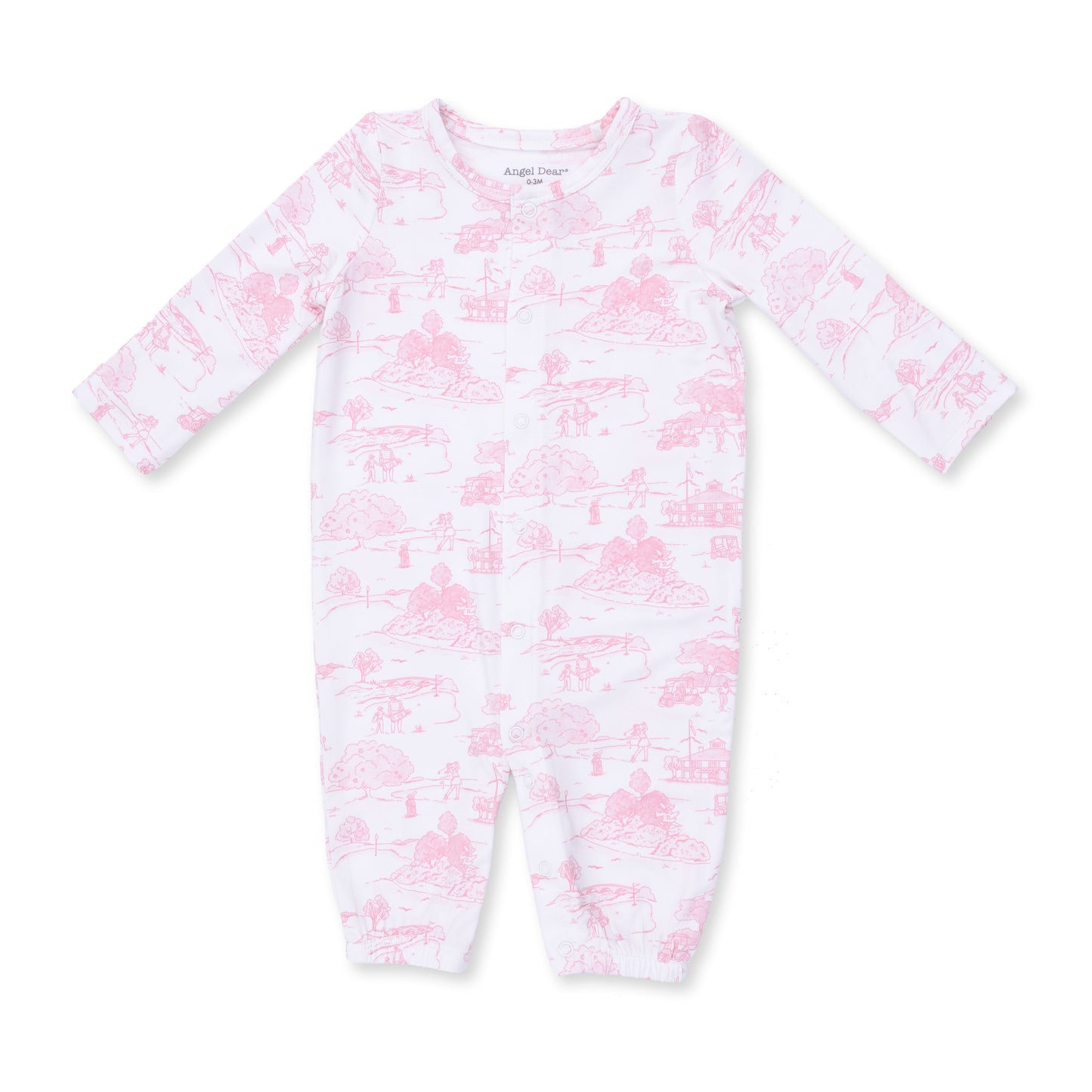 Pink Toile Golf Converter & Headband