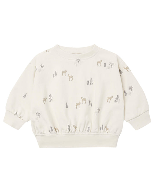 Deer Relaxed Sweatshirt & Sweatpant