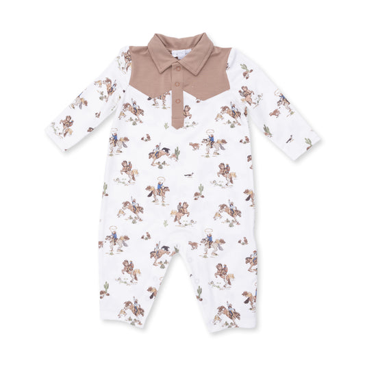 Horse Wrangler Cowboy Romper