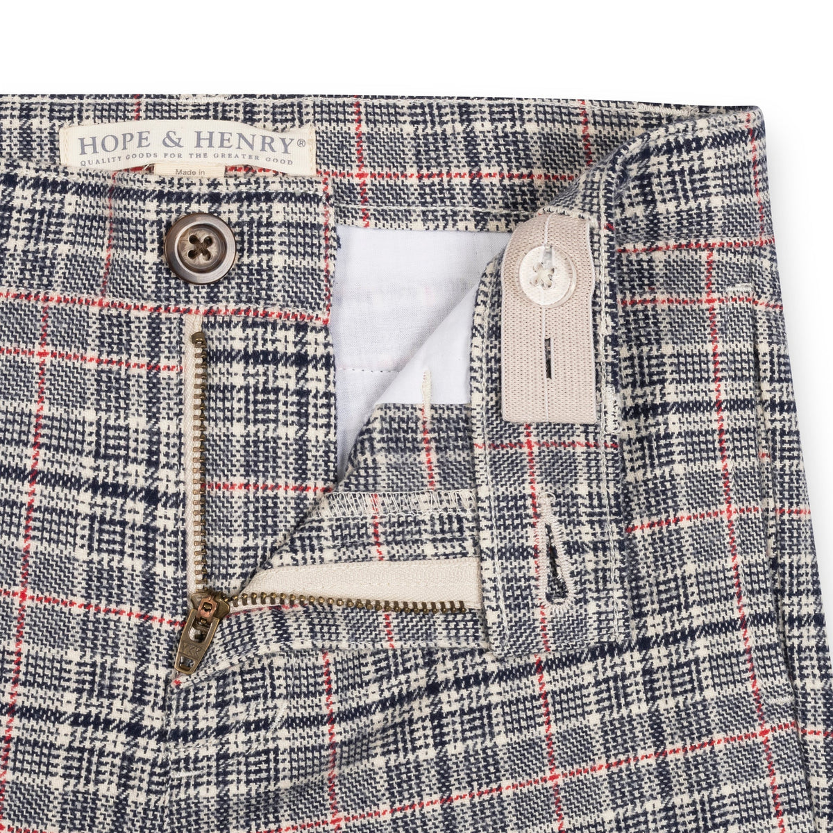 ORGANIC BRUSHED SUIT PANT