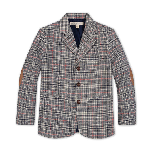 ORGANIC BRUSHED COTTON SUIT JACKET