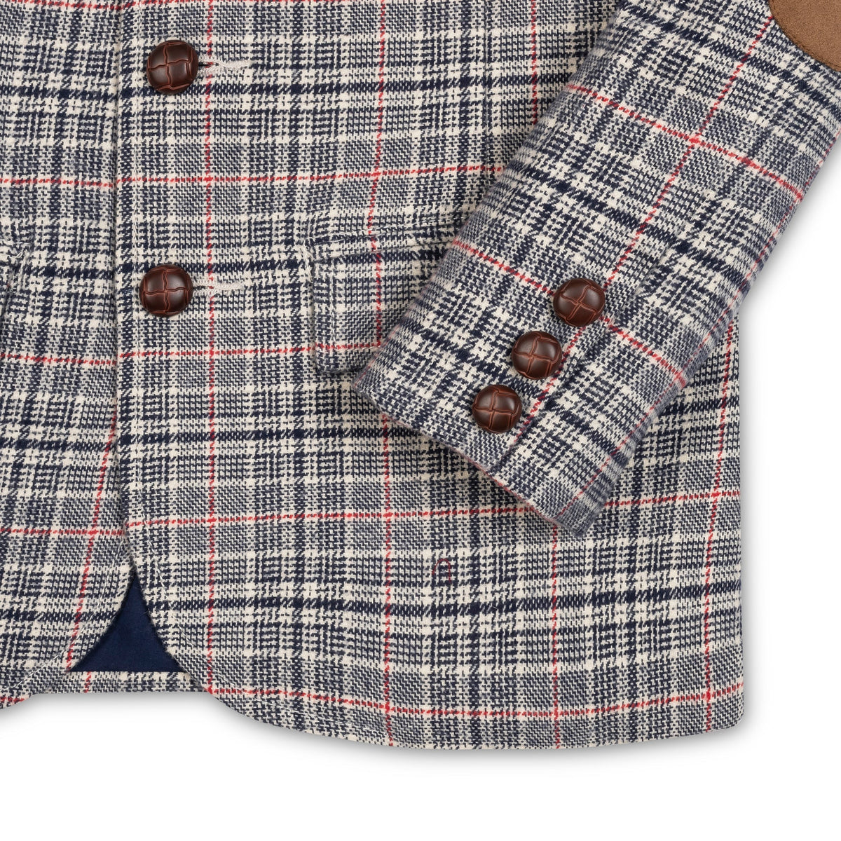 ORGANIC BRUSHED COTTON SUIT JACKET