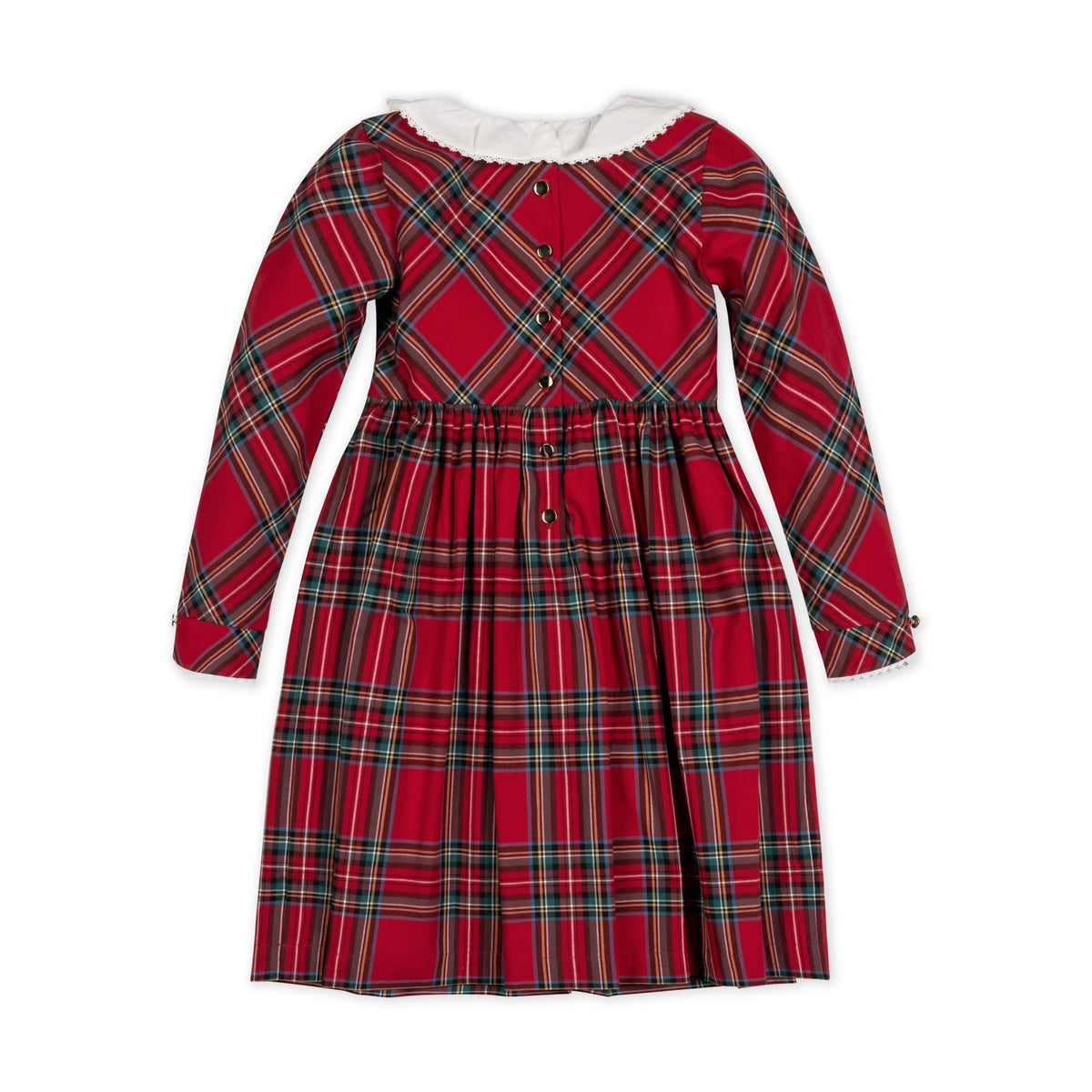 Red Tartan Organic Party Dress
