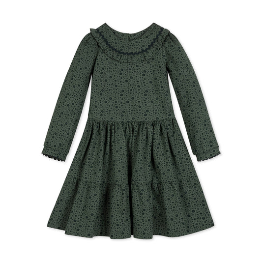 Green Floral Organic Dress