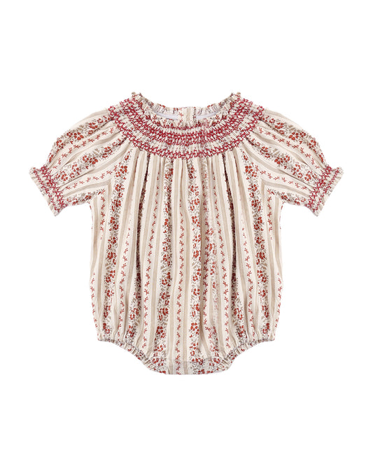 Ada Floral Stripe Romper