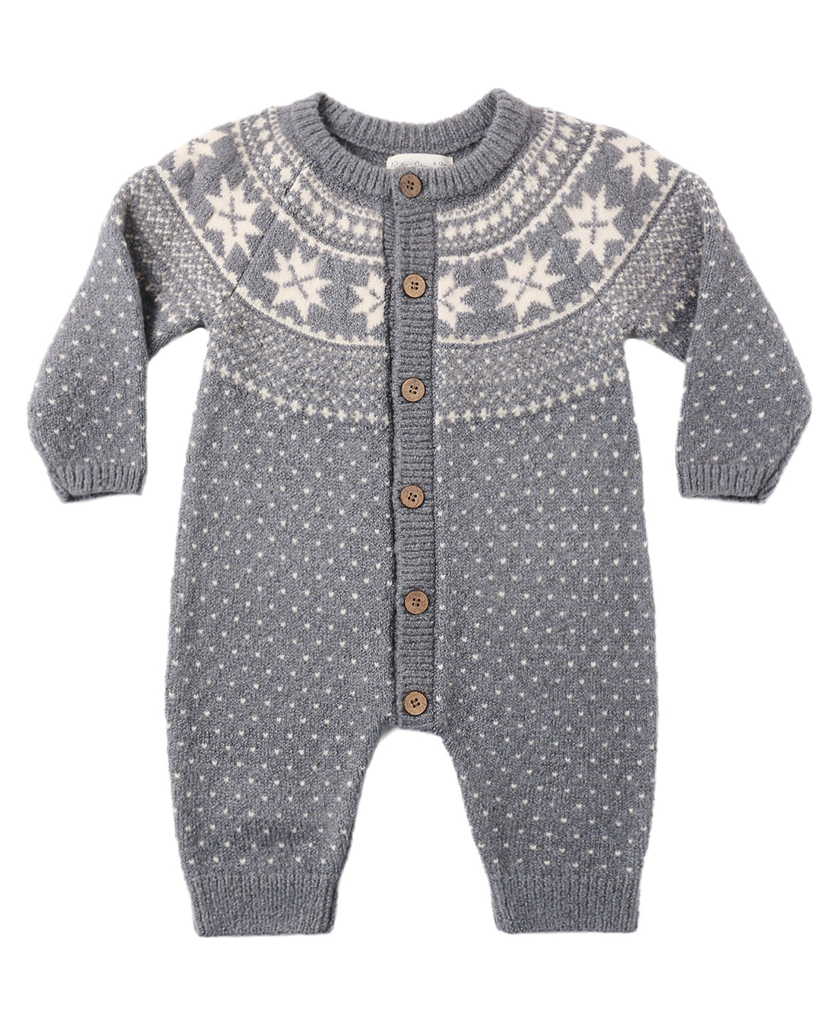 Slate Fair Isle Romper