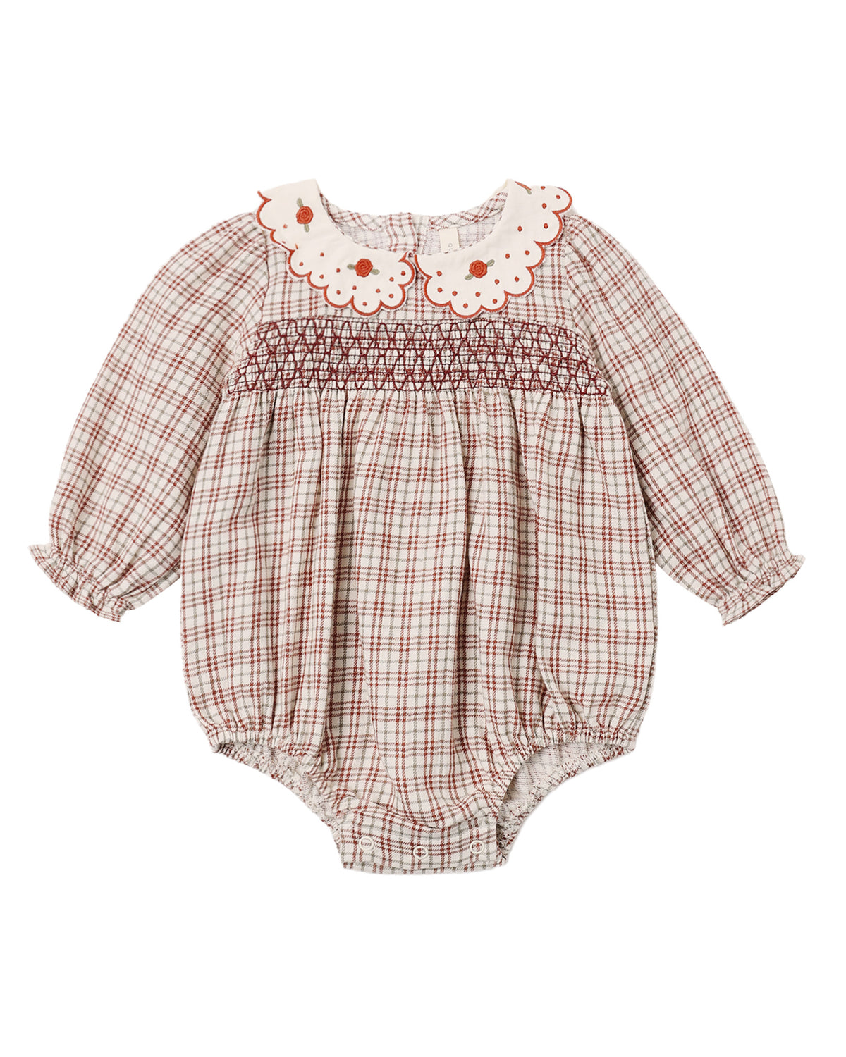 Redwood Plaid Callie Romper