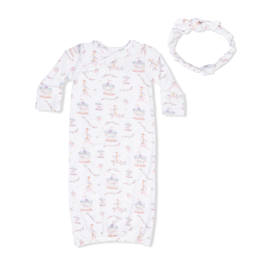 Bows Carousel Conv Gown/Hat