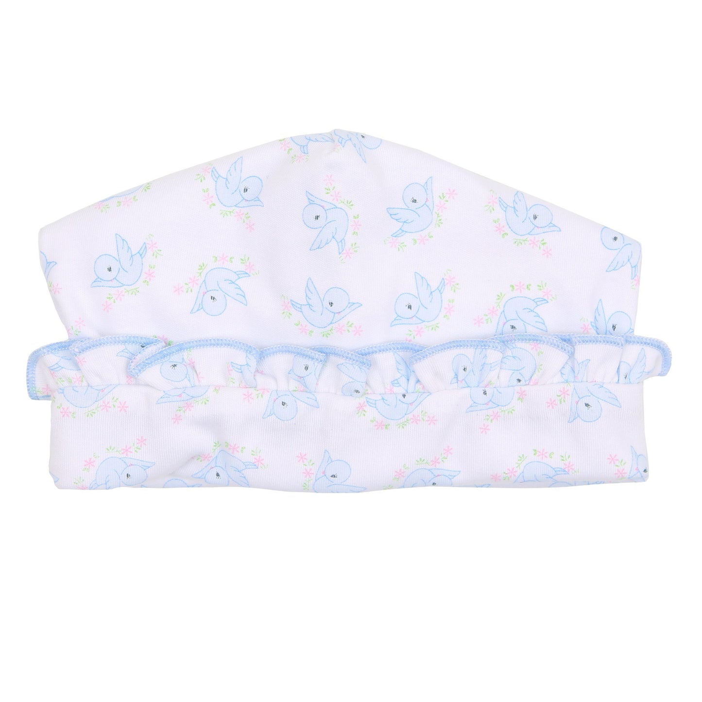 Vintage Birdie Pink Ruffle Hat