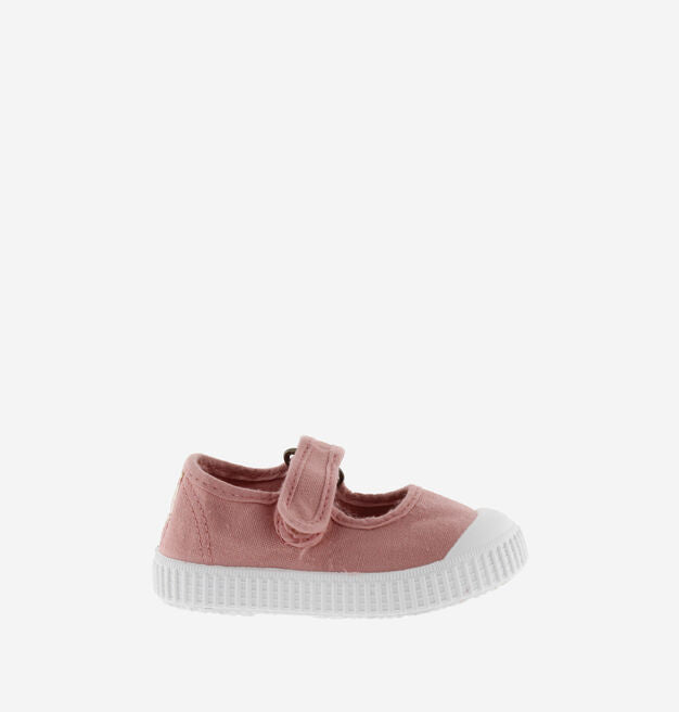 Nude Velcro Mary Janes