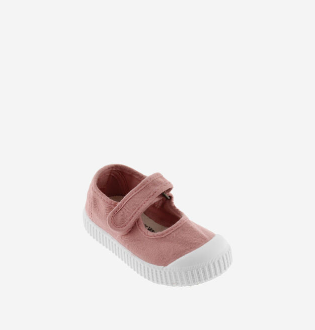 Nude Velcro Mary Janes