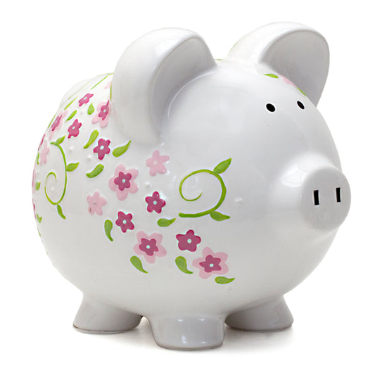 Shabby Chic Piggy Bank