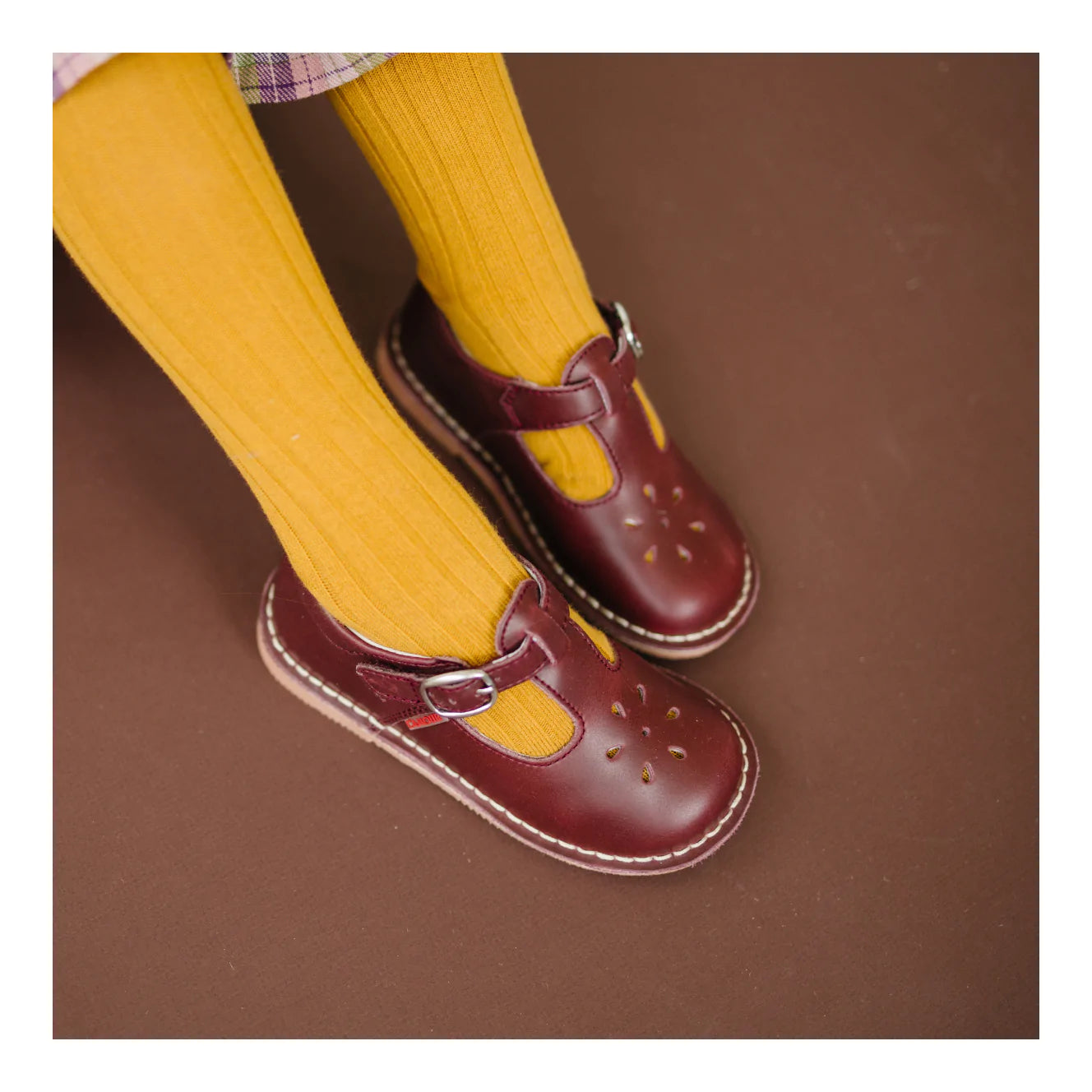 Burgundy Joy MJ Shoes