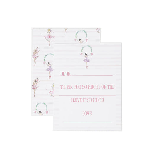 "Ballerina" Thank You Notecards