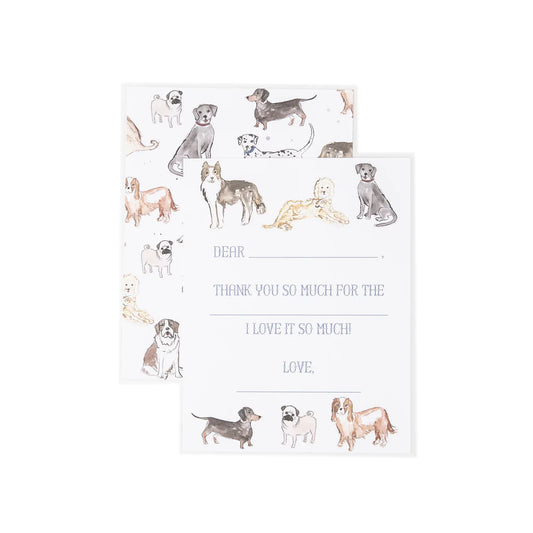 "Puppy Dog" Thank You Notecards